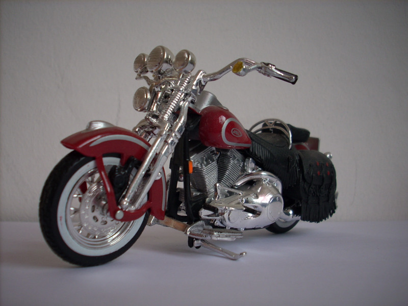 harley davidson - moto 1/18 Harley springer custom 090412032508639223467140