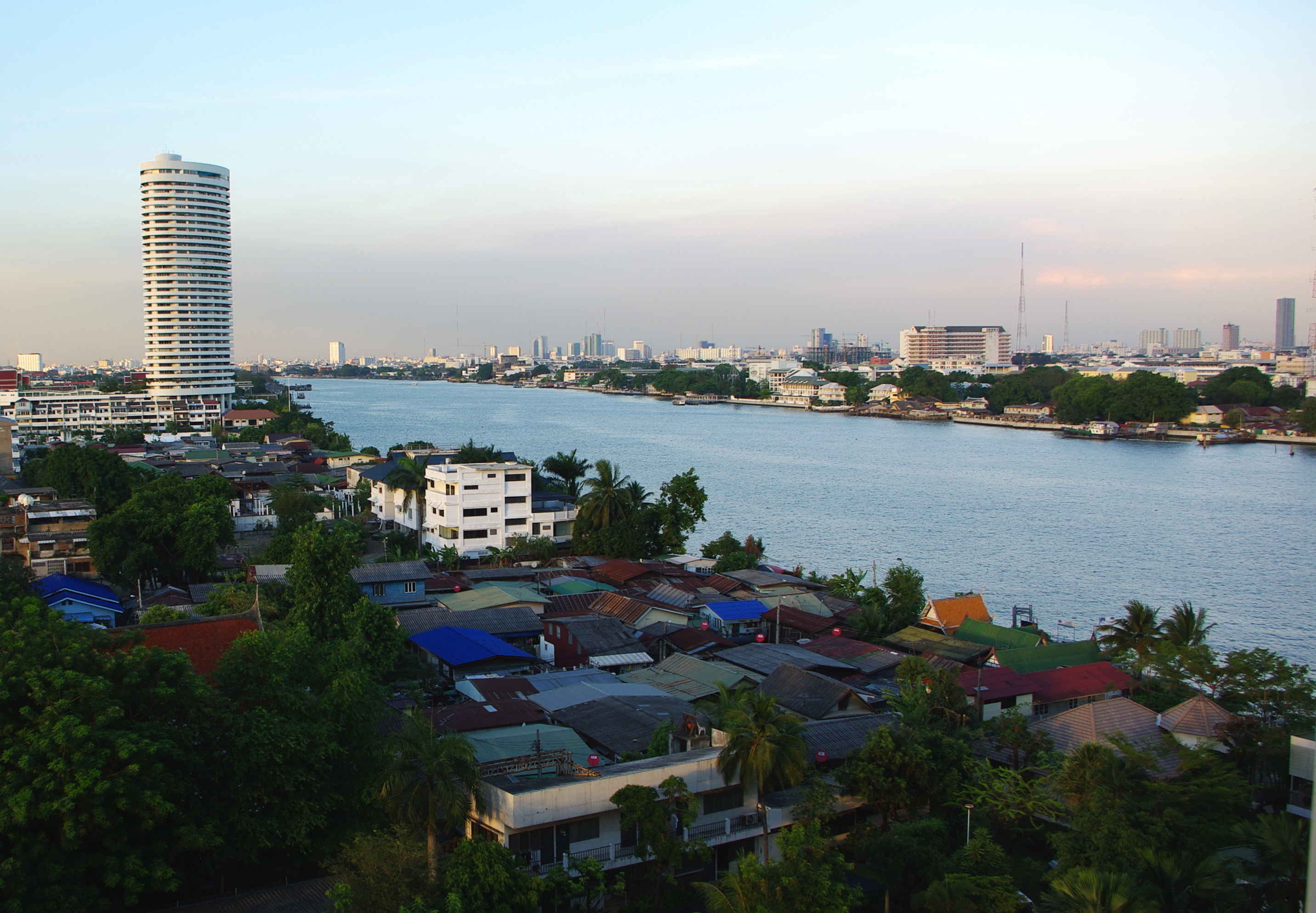 Bangkok-Vue de la chambre