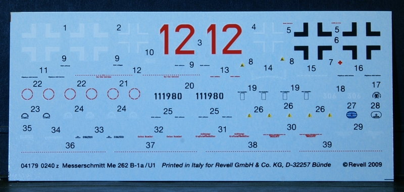 [Revell] Messerschmitt Me 262 B 090513080952657403654723