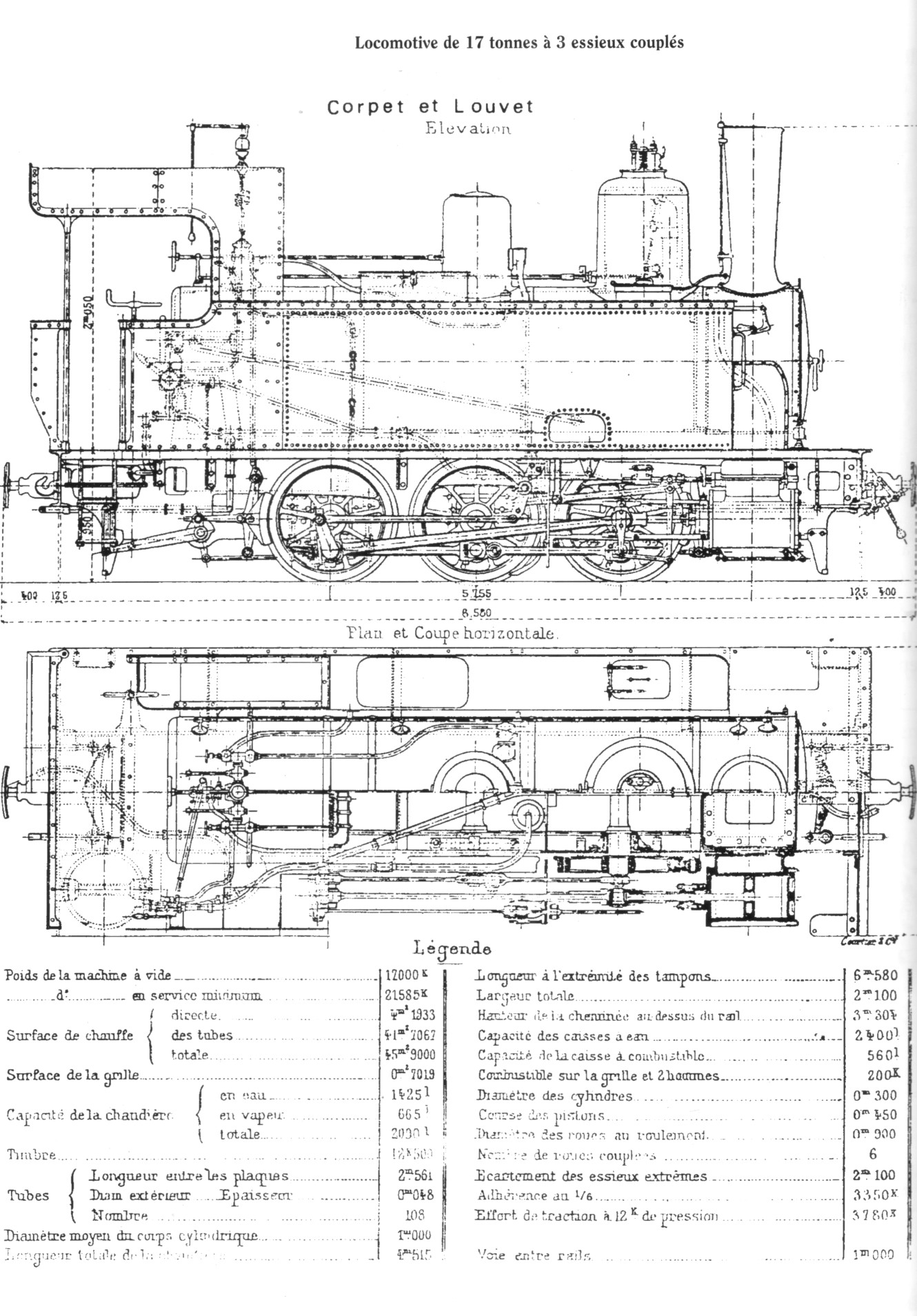 Corpet-Louvet 030T 17 T Sch&eacute;ma