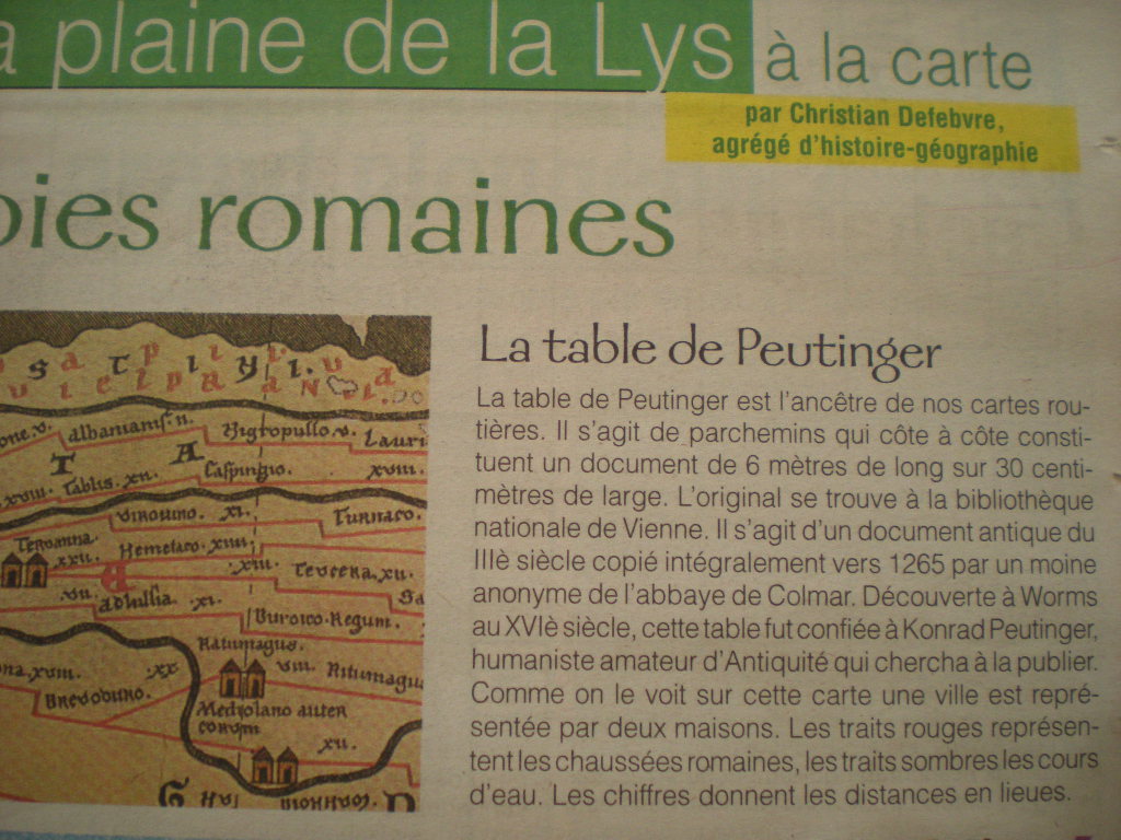 "Les Flandres et la plaine de la Lys  la carte" 090611100856440053849260